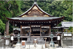 日牟禮八幡宮周辺